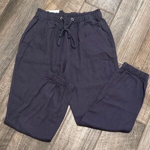 Ladies "Charcoal Blue" Solstice Pants - pull on jogger - size M